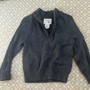 Crewcuts Gray Half-Zip Sweater for Women